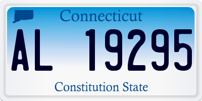 CT license plate AL19295