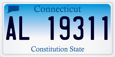 CT license plate AL19311