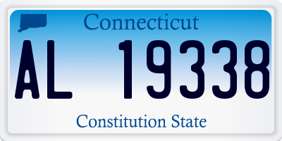 CT license plate AL19338