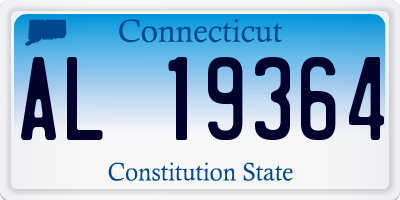CT license plate AL19364