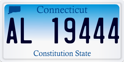 CT license plate AL19444