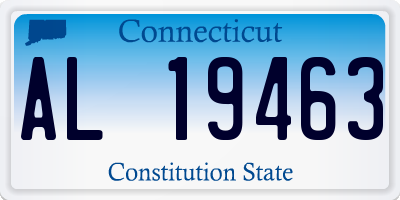 CT license plate AL19463