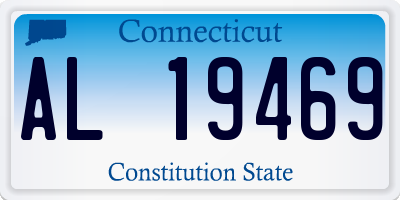 CT license plate AL19469