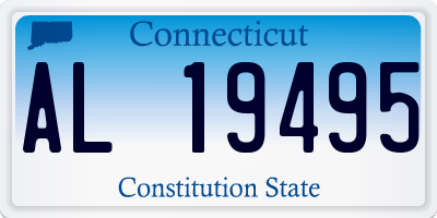CT license plate AL19495
