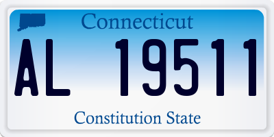 CT license plate AL19511