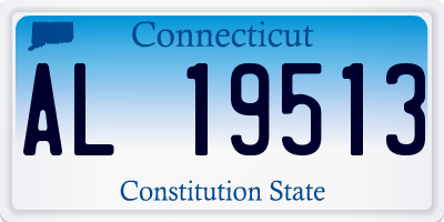 CT license plate AL19513