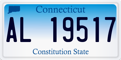 CT license plate AL19517