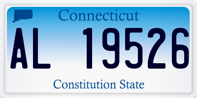 CT license plate AL19526