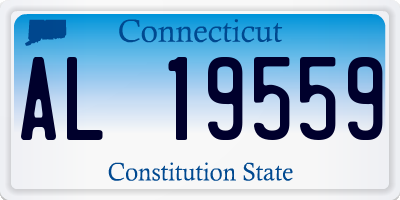 CT license plate AL19559