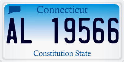 CT license plate AL19566
