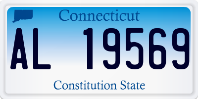 CT license plate AL19569