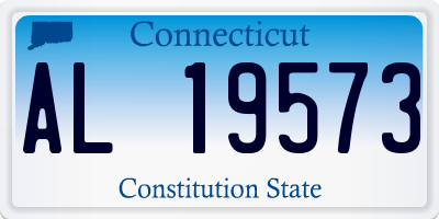 CT license plate AL19573