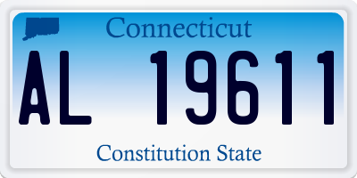 CT license plate AL19611