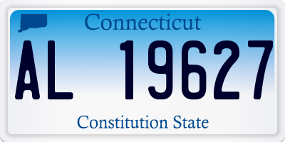 CT license plate AL19627