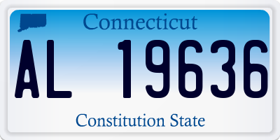 CT license plate AL19636