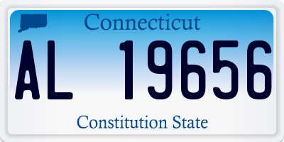 CT license plate AL19656