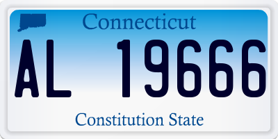 CT license plate AL19666