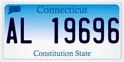 CT license plate AL19696