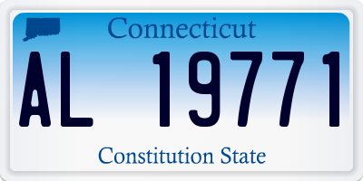CT license plate AL19771