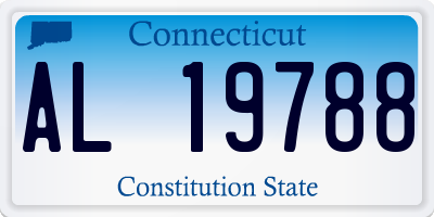 CT license plate AL19788