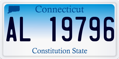 CT license plate AL19796