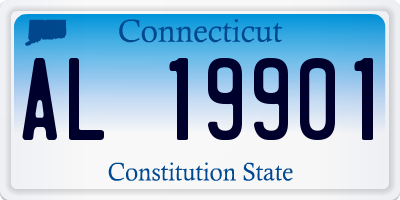 CT license plate AL19901