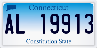 CT license plate AL19913
