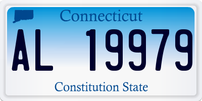 CT license plate AL19979