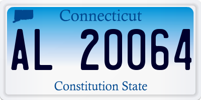 CT license plate AL20064