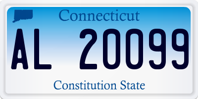 CT license plate AL20099