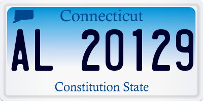 CT license plate AL20129