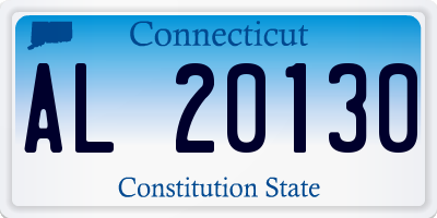 CT license plate AL20130