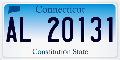 CT license plate AL20131