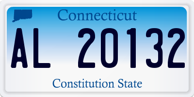 CT license plate AL20132