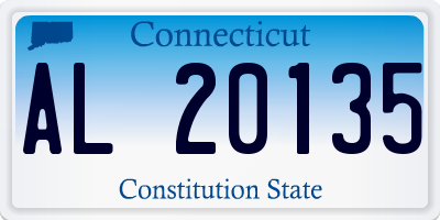 CT license plate AL20135