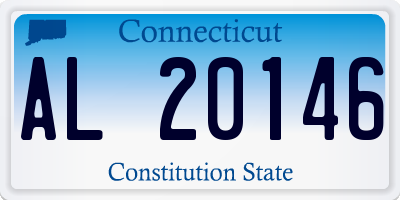 CT license plate AL20146