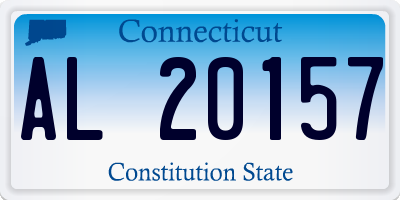 CT license plate AL20157