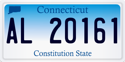 CT license plate AL20161