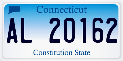 CT license plate AL20162