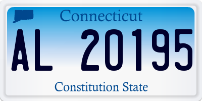 CT license plate AL20195