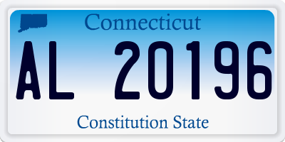 CT license plate AL20196