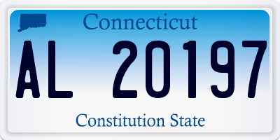 CT license plate AL20197