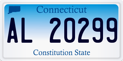 CT license plate AL20299