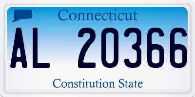CT license plate AL20366