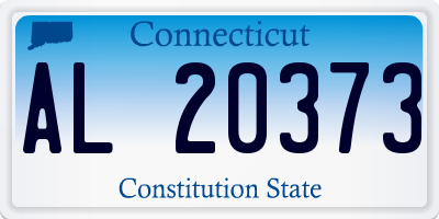 CT license plate AL20373