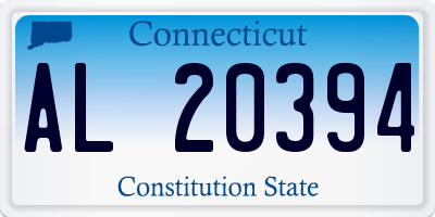CT license plate AL20394