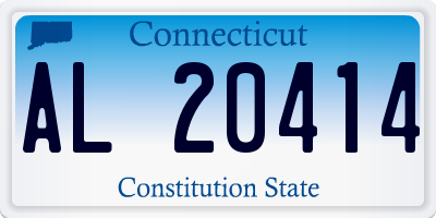 CT license plate AL20414