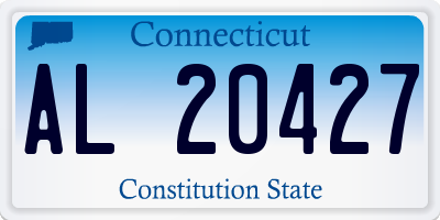 CT license plate AL20427
