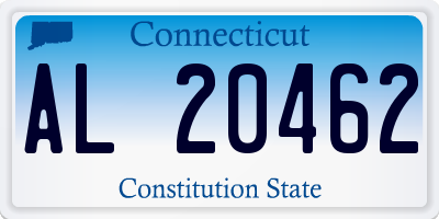 CT license plate AL20462