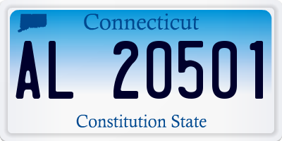 CT license plate AL20501